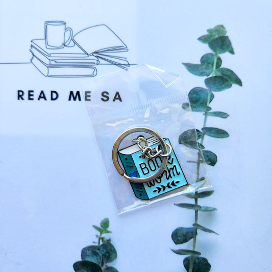 Book Worm Key Ring